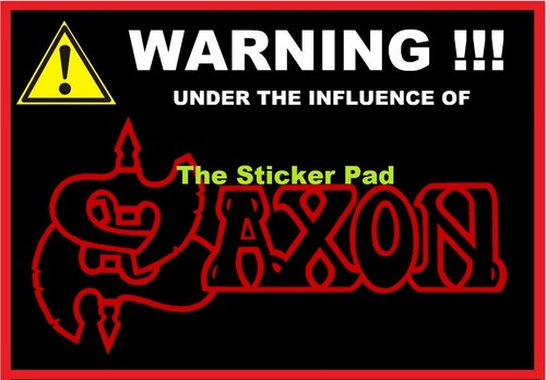 Vinyl sticker saxon heavy - saxon,
