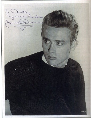 James dean signed - james, photograph