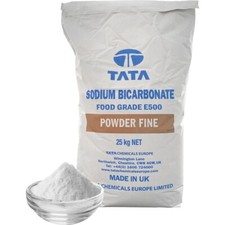 Tata Sodium Bicarbonate 25kg Baking Soda for Bath Bombs & Baking Bicarbonate