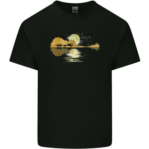 Guitar reflection guitarist - reflection,