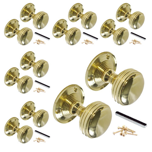 Multipack door knobs brass - door,