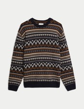 Mens Ex M&S Relaxed Lambswool