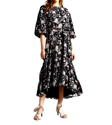Black angello midaxi dress by - black,