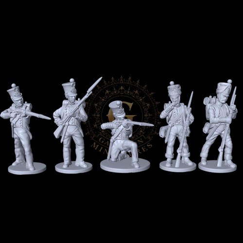 Napoleonic french infantry - napoleonic, x5
