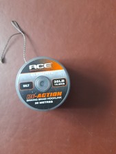 carp tackle Ace reaction  hooklink 35lb silt