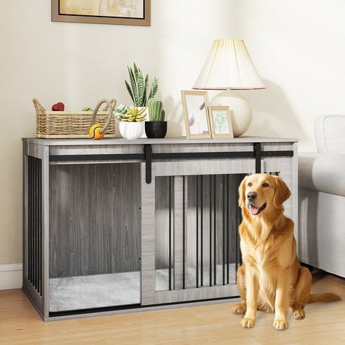 Pawhut dog crate furniture - crate,