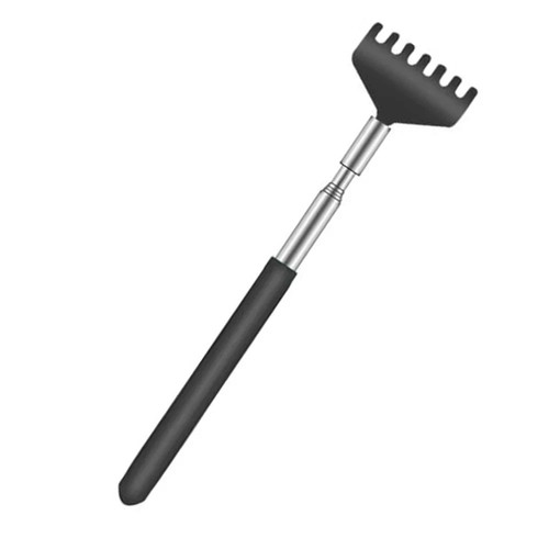 Stainless steel back scratcher - steel,