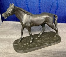 Bronze Horse Statue By Famous French Sculptor Farbel, Signed & Numbered Rare