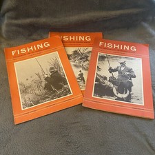 Vintage 1964 FISHING The Magazine For The Modern Angler x3