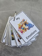 Emotions flash cards, autism