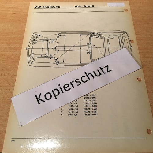 Porsche 914 6 maß - vw,