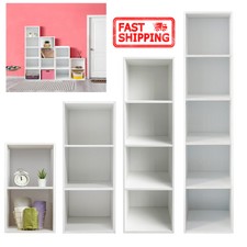 2-5 Cube Storage Bookcase Unit Shelf Home Office Organiser Display Box Shelving