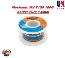 SOLDER WIRE 100G ON REEL 63/37 TIN LEAD 1.0MM DIAMETER SOLDERING WIRE