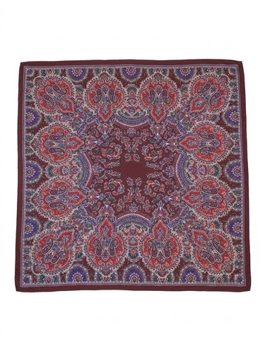 Vintage silk paisley - vintage, floral