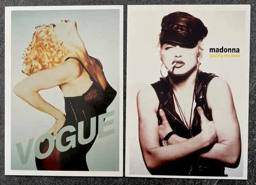 Madonna photograph postcard - 2x,