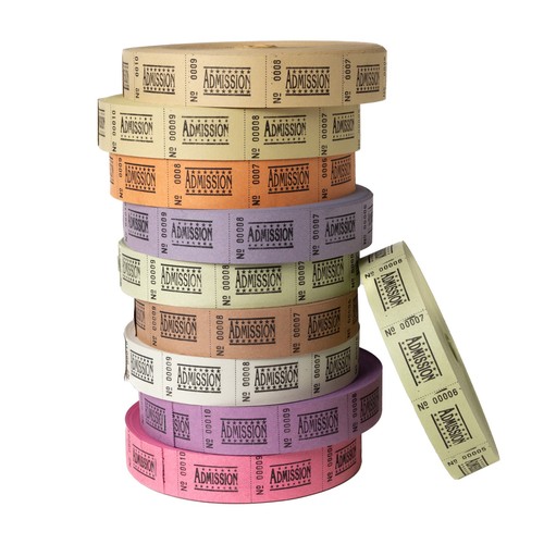 Admission roll tickets - tickets, 1