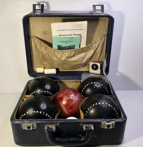 Henselite vintage lawn bowls - henselite,