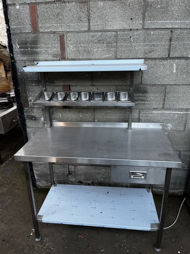 Stainless steel prep bench - ,