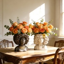 Lady Face Planter Pot, Head