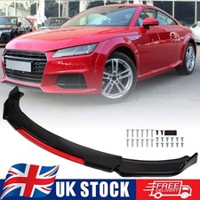 Lower Front Bumper Lip Splitter Body Kit Spoiler For Audi TT MK2 MK3 2006-2023