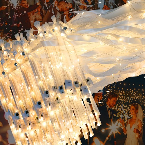 100pcs light wedding wands - light, up