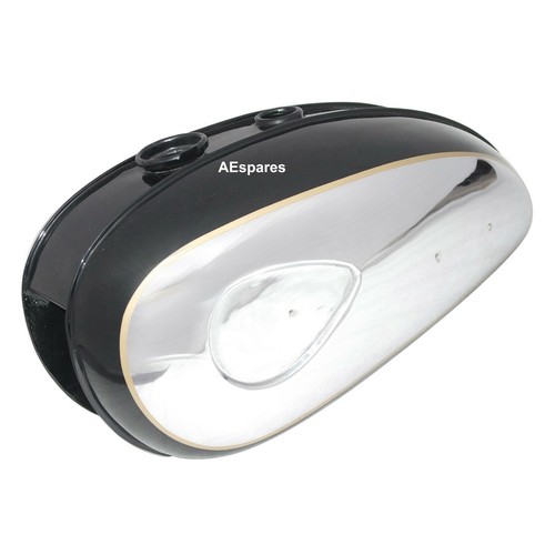 Petrol tank steel black - petrol,