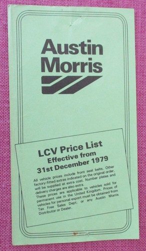 1979 austin morris - 1979, lcv