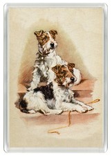 WIRE FOX TERRIER DOG FRIDGE