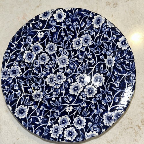 Vtg crownford calico blue - vtg.,