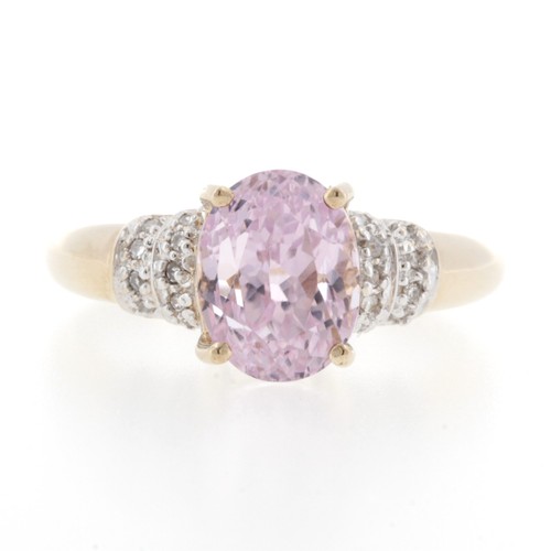 9carat yellow gold kunzite - 9carat,