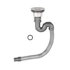 Single bowl sink waste kit - single,