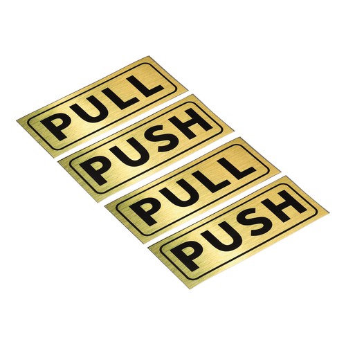 Push pull door sign - pull,