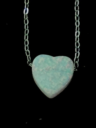 Unusual heart shaped opal - unusual, on