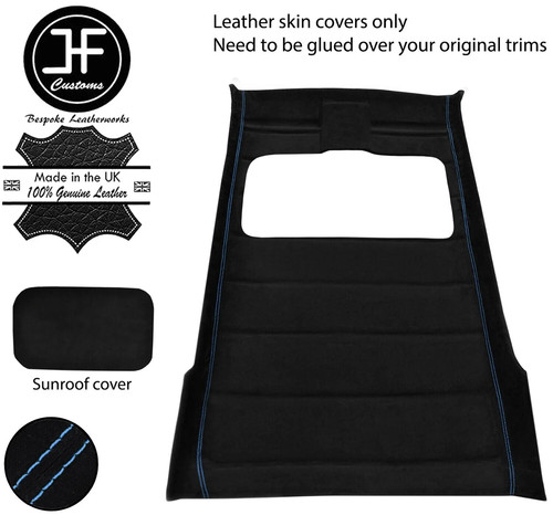 Blue stitch sun roof - blue,