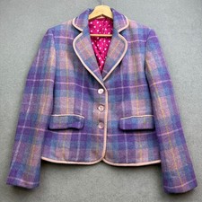 NESS Tweed Jacket UK 10 Purple