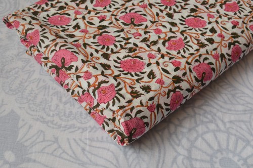 Hand block floral print - floral,