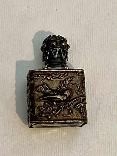 Antique miniature glass scent - antique,