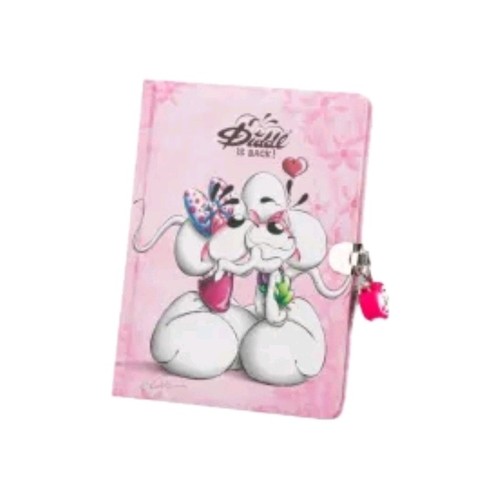 Diddl back diary with lock - back,
