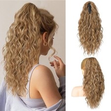 Wavy Curly Claw Clip Ponytail
