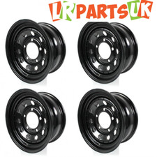 GRW006 Land Rover Defender Discovery Modular 16x7 Steel Wheel in Black x4