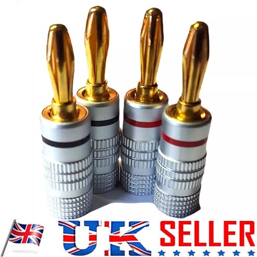 Professional banana plugs - 4x,