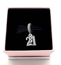 Genuine Pandora 21st Birthday Charm 797263CZ Free Delivery