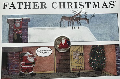 2020 father christmas 50p - christmas,