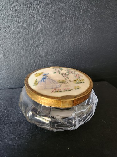 Vintage glass dresser - glass,