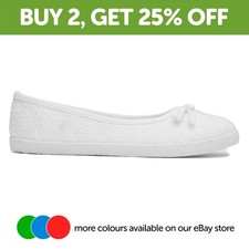Lilley Womens Canvas White