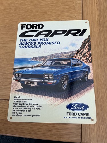 Ford capri metal wall - wall, sign