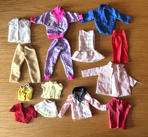 Vintage doll clothes bundle - doll,