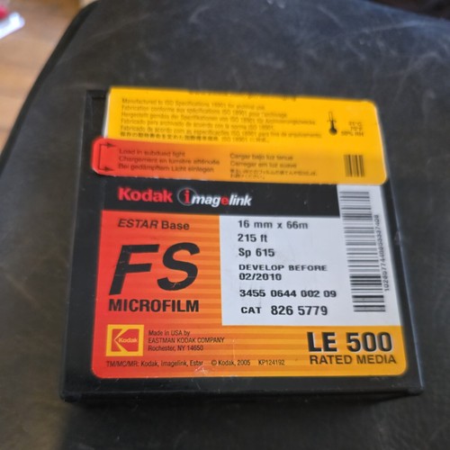 Rare kodak 16mm 66m estar - rare,