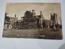 Vintage postcard priory - vintage,