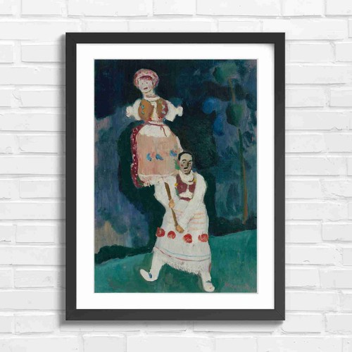 Vintage folk art figures - vintage,